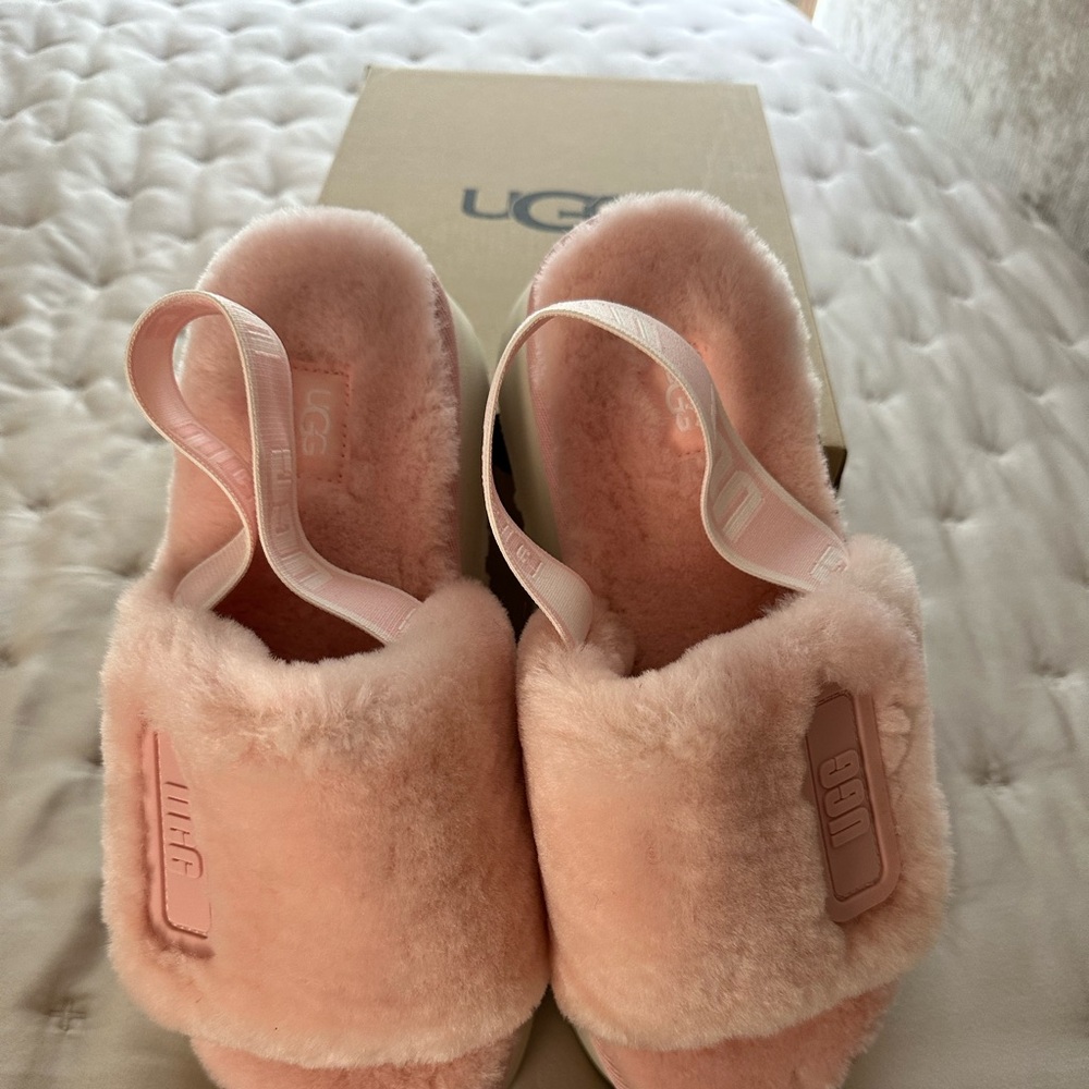 Ugg Blush Fluffy Slides - image 1